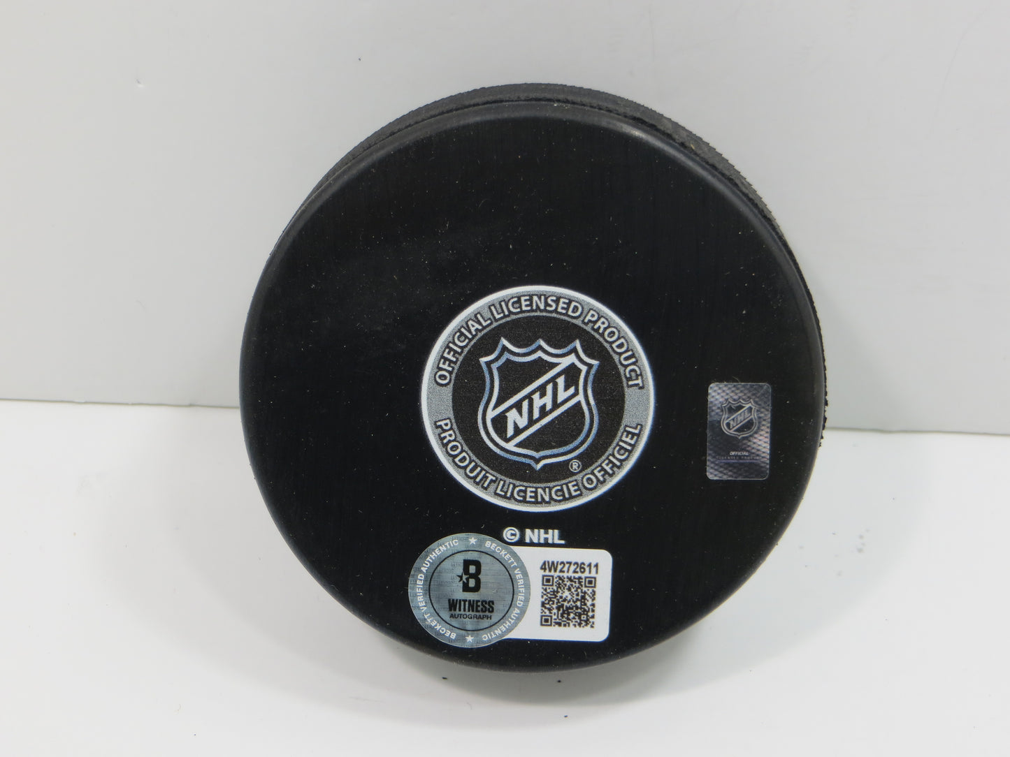 MIKE MODANO DALLAS STARS SIGNED HOCKEY PUCK Minn North Stars Red Wings BAS