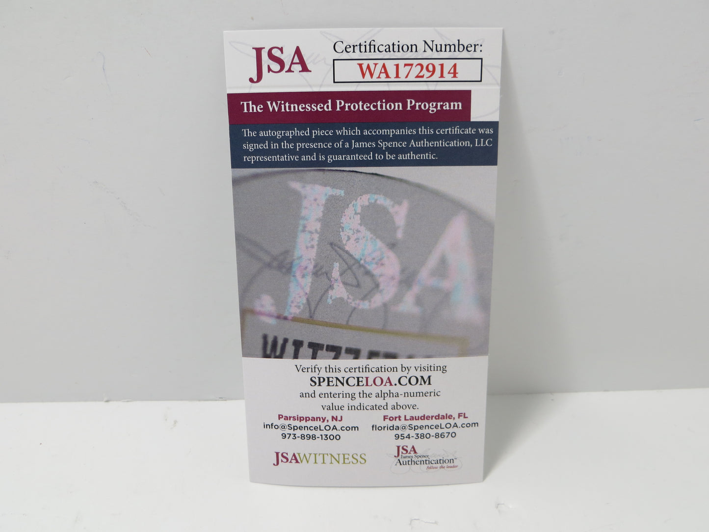 RICKY WILLIAMS SIGNED BEVO Hook 'Em #13 FUNKO POP BAS JSA COA