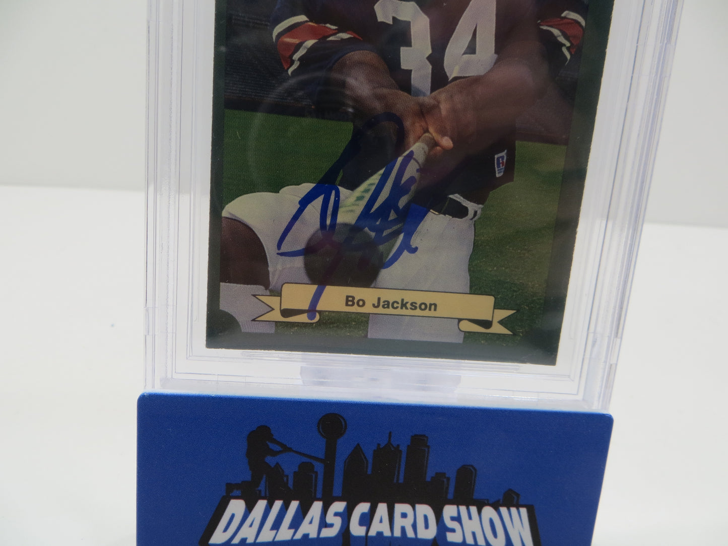 BO JACKSON SIGNED 1987 CLASSIC GAME #15 ROYALS AUBURN BGS BAS SLAB AUTO 10