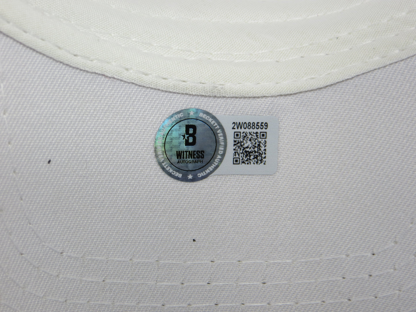 BOB STOOPS OKLAHOMA OU SOONERS SIGNED Sideline VISOR BAS COA
