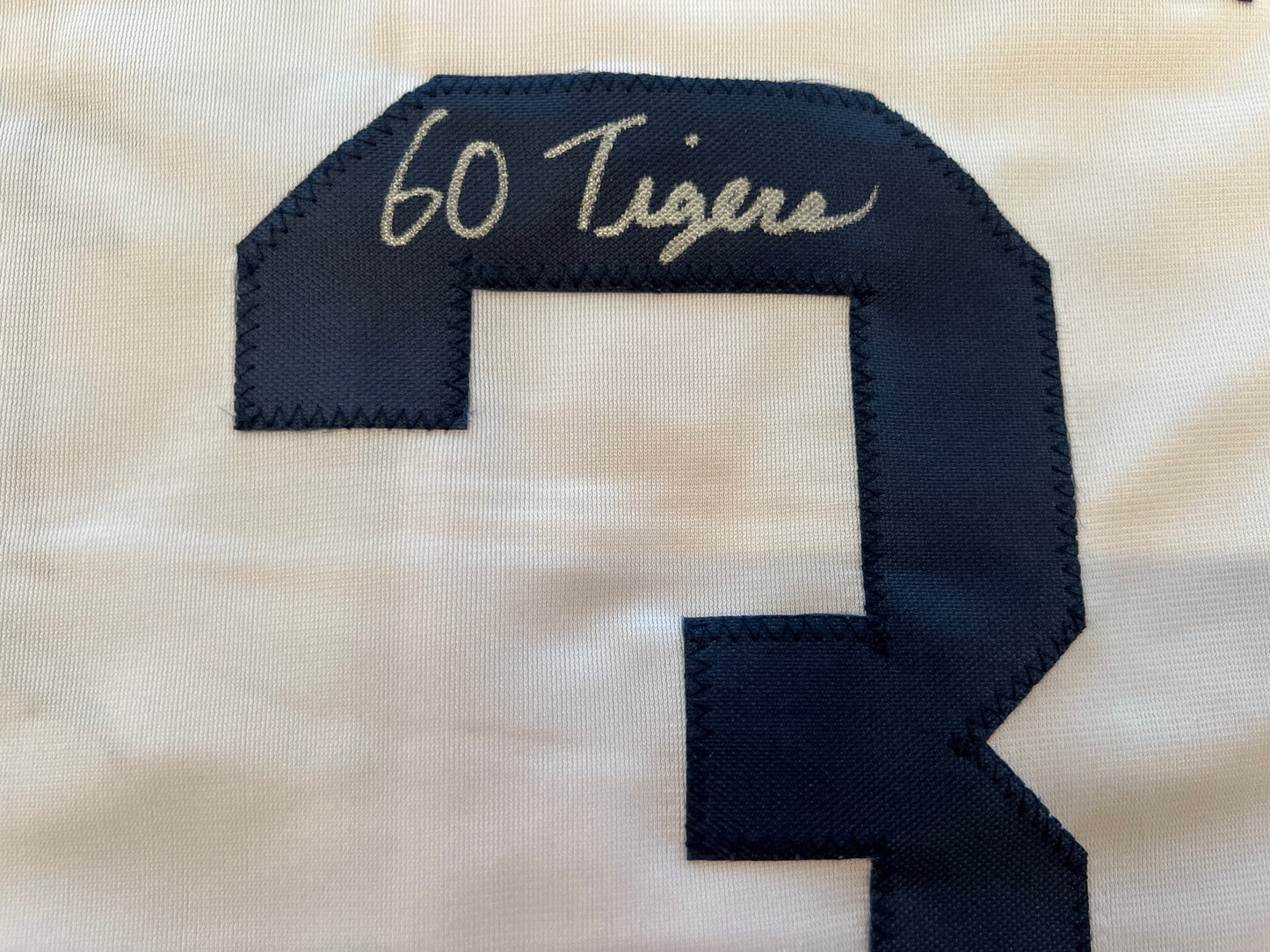 IAN KINSLER DETROIT TIGERS SIGNED JERSEY w/Go Tigers BAS COA
