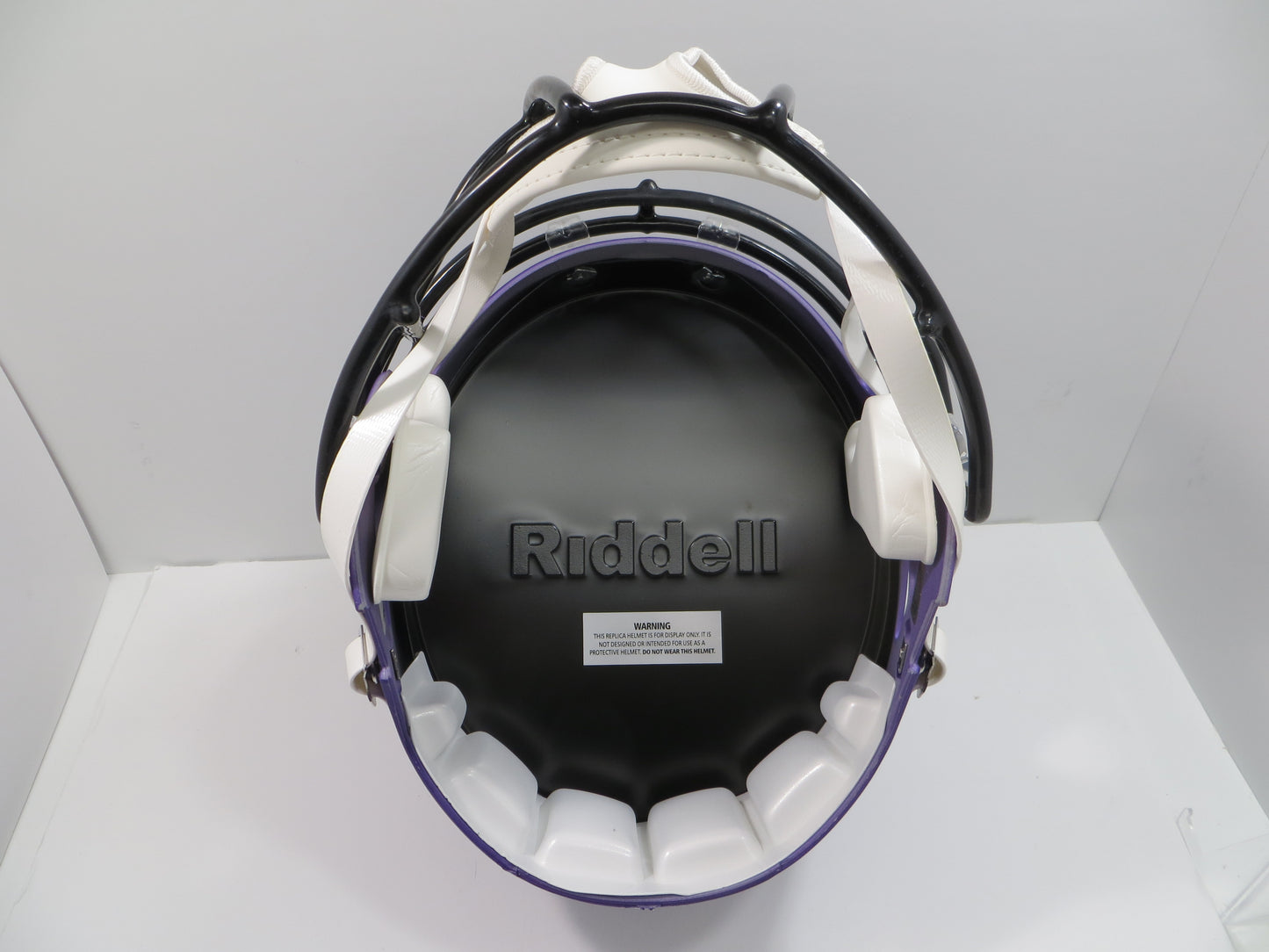 ADRIAN PETERSON SIGNED MINNESOTA VIKINGS SPEED FULL SIZE HELMET w/12MVP BAS