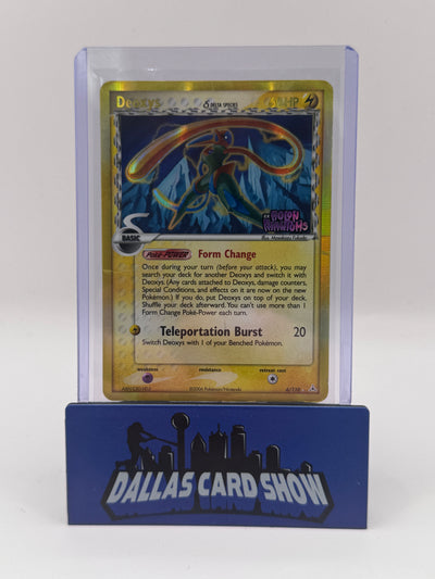 2006 Pokemon - Deoxys (Rev. Holo) - 6/110 EX Holon Phantoms DMG'd