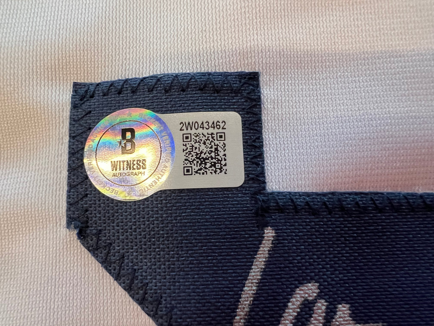 IAN KINSLER DETROIT TIGERS SIGNED JERSEY w/Go Tigers BAS COA