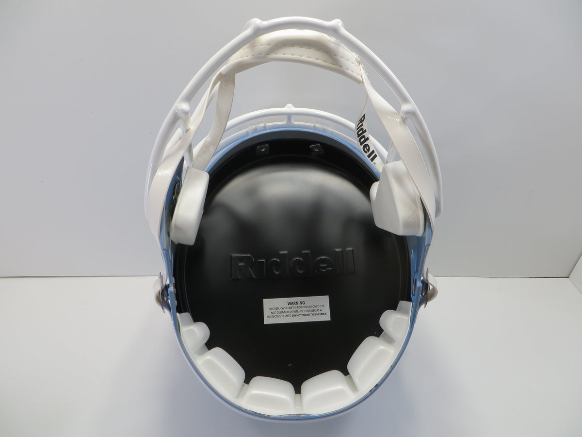 MACK BROWN SIGNED NORTH CAROLINA TAR HEELS FULL SIZE HELMET w/Go Heels! BAS