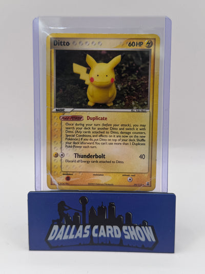 2005 Pokemon - Ditto (Pikachu) - 39/113 EX Delta Species DMG'd