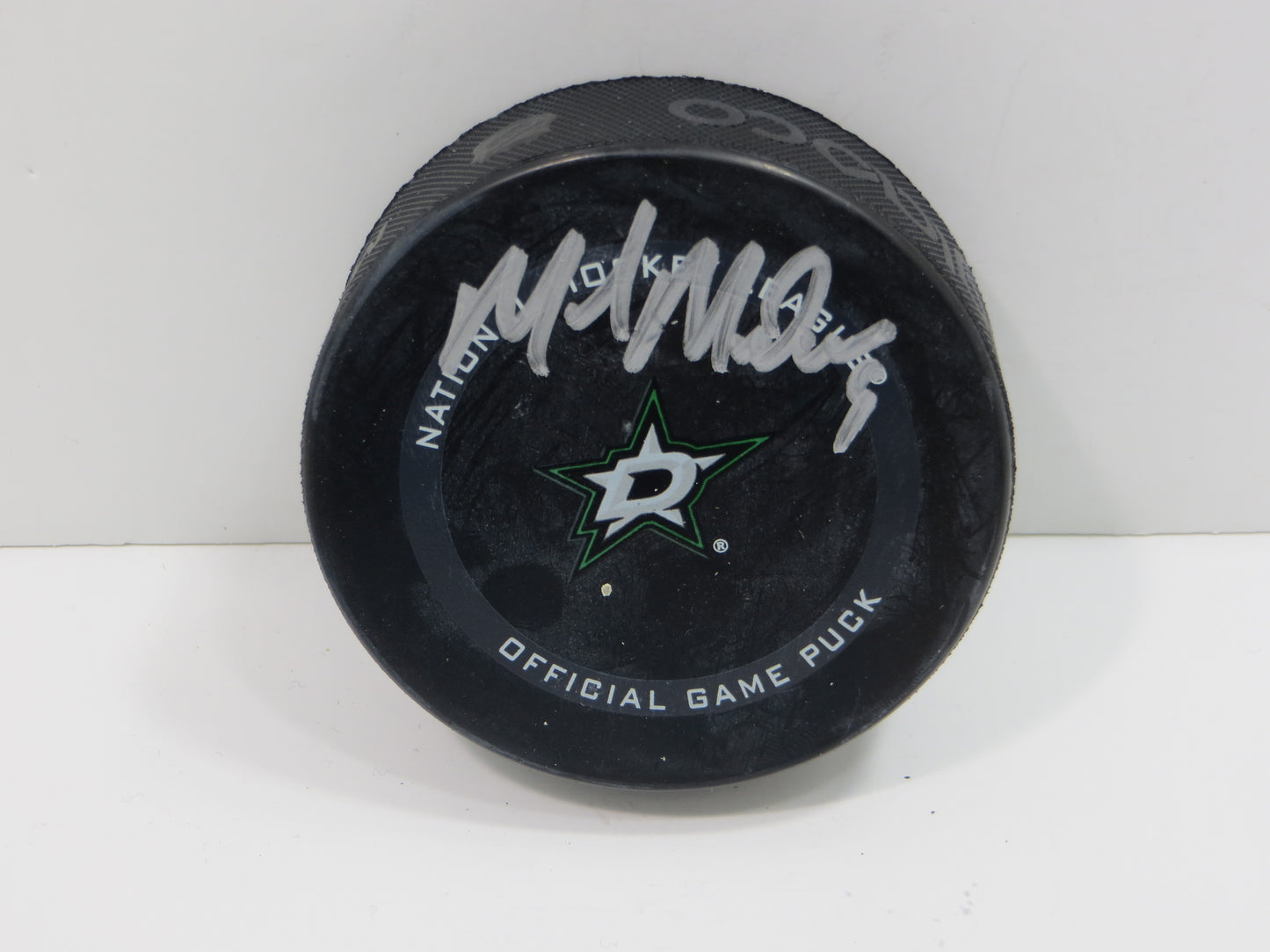 MIKE MODANO DALLAS STARS SIGNED AUTHENTIC OFFICIAL HOCKEY PUCK BAS