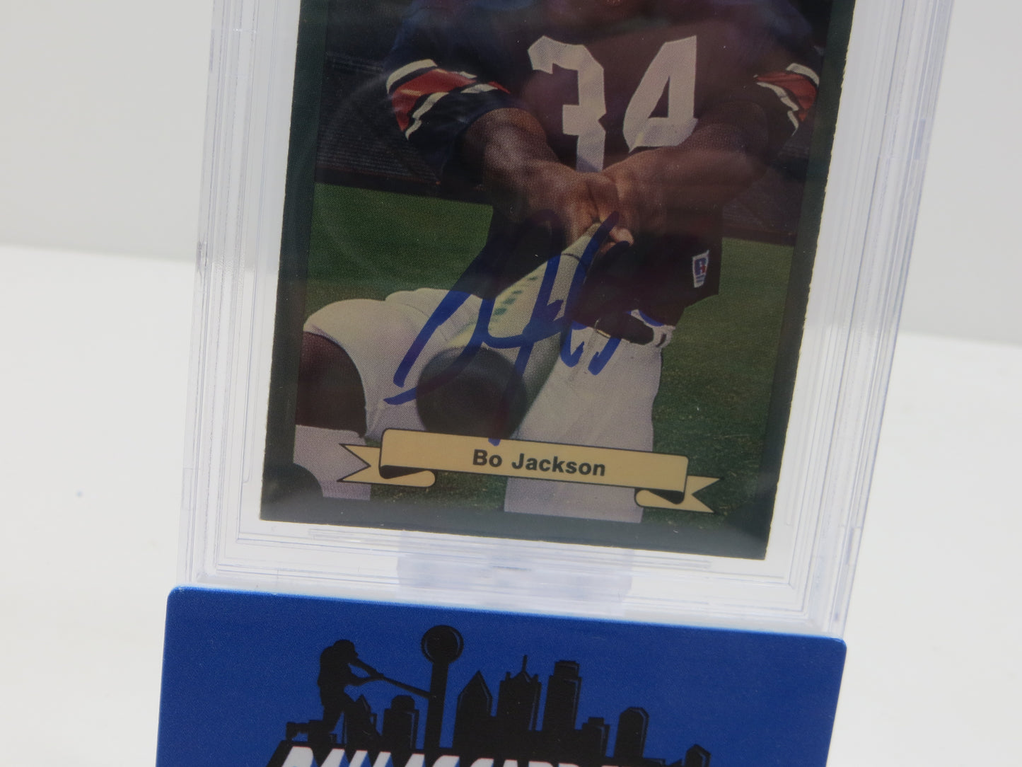 BO JACKSON SIGNED 1987 CLASSIC GAME #15 ROYALS AUBURN BGS BAS SLAB AUTO 10