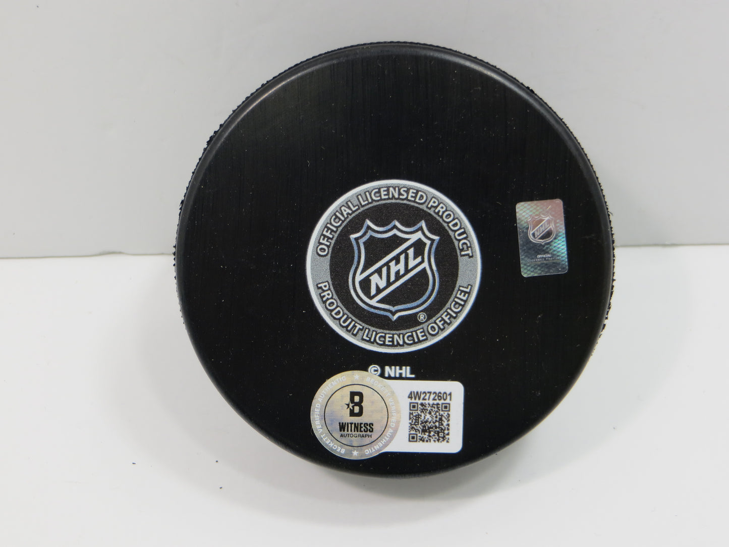 MIKE MODANO DALLAS STARS SIGNED HOCKEY PUCK Minn North Stars Red Wings BAS