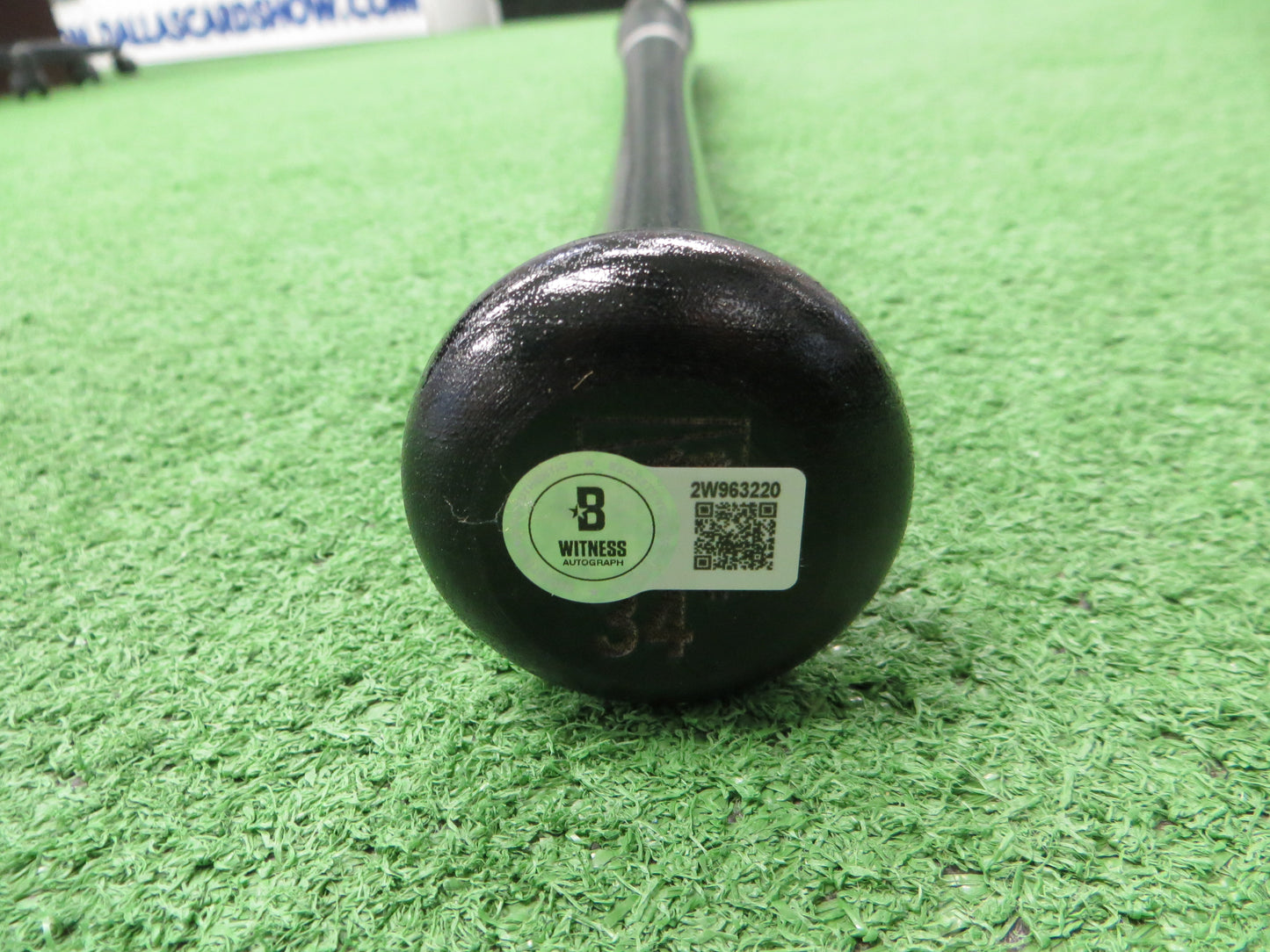 SEBASTIAN WALCOTT TEXAS RANGERS Full Name SIGNED BLACK BASEBALL BAT BAS COA