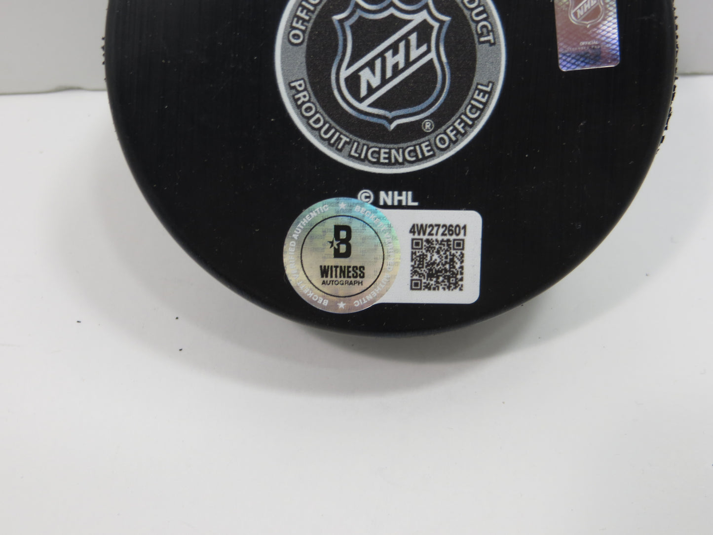 MIKE MODANO DALLAS STARS SIGNED HOCKEY PUCK Minn North Stars Red Wings BAS
