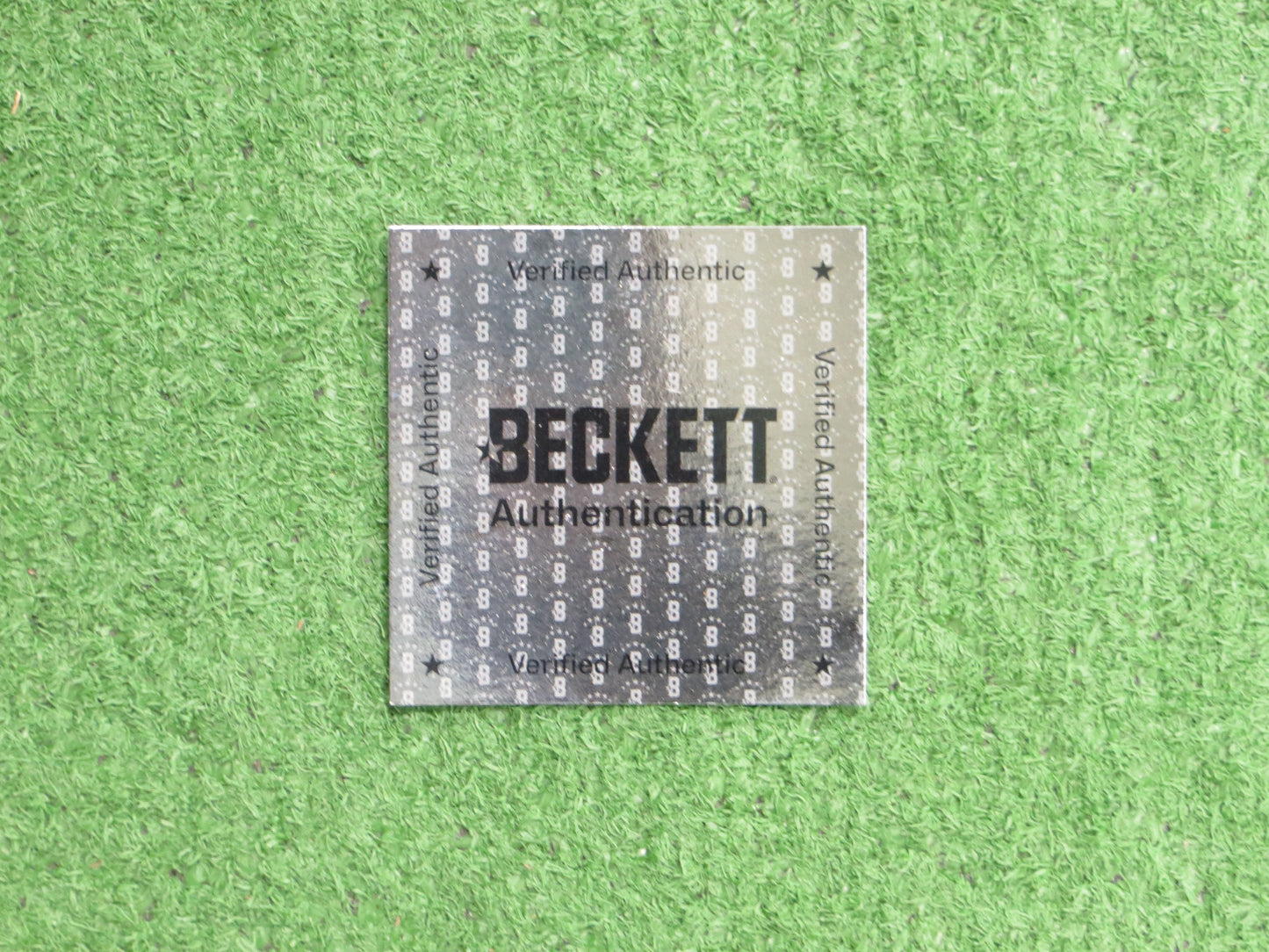 FRED BILETNIKOFF OAKLAND RAIDERS SIGNED 24x36 Dallas Card Show FOAM BOARD BAS