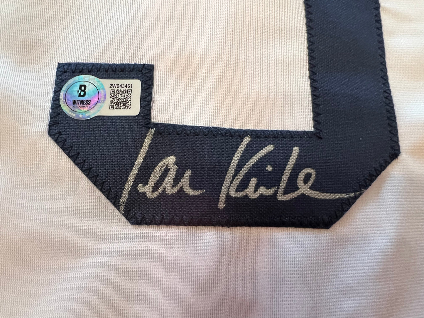 IAN KINSLER DETROIT TIGERS SIGNED JERSEY w/Go Tigers BAS COA