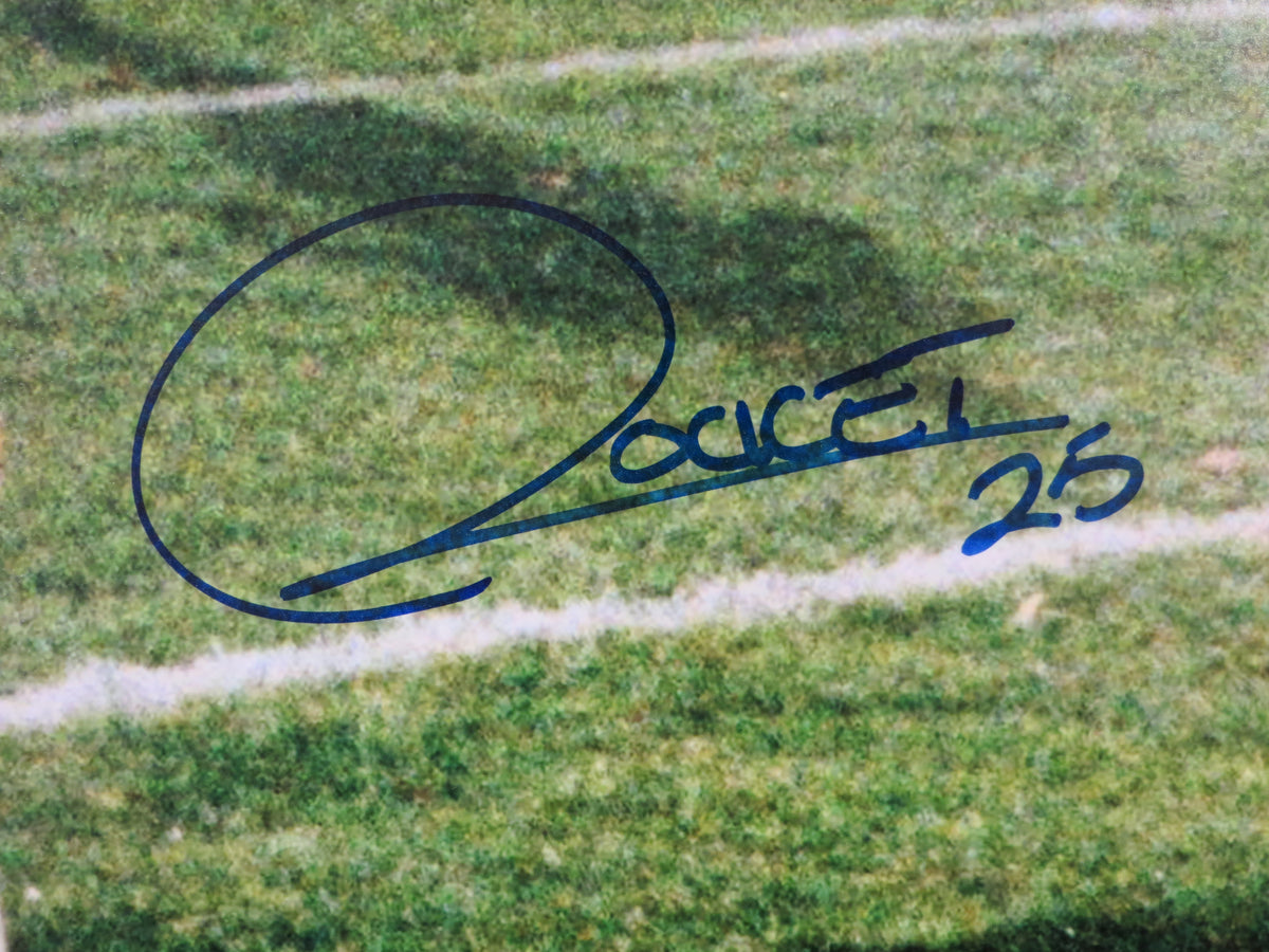 ROCKET ISMAIL NOTRE DAME SIGNED Touchdown 16x20 BAS