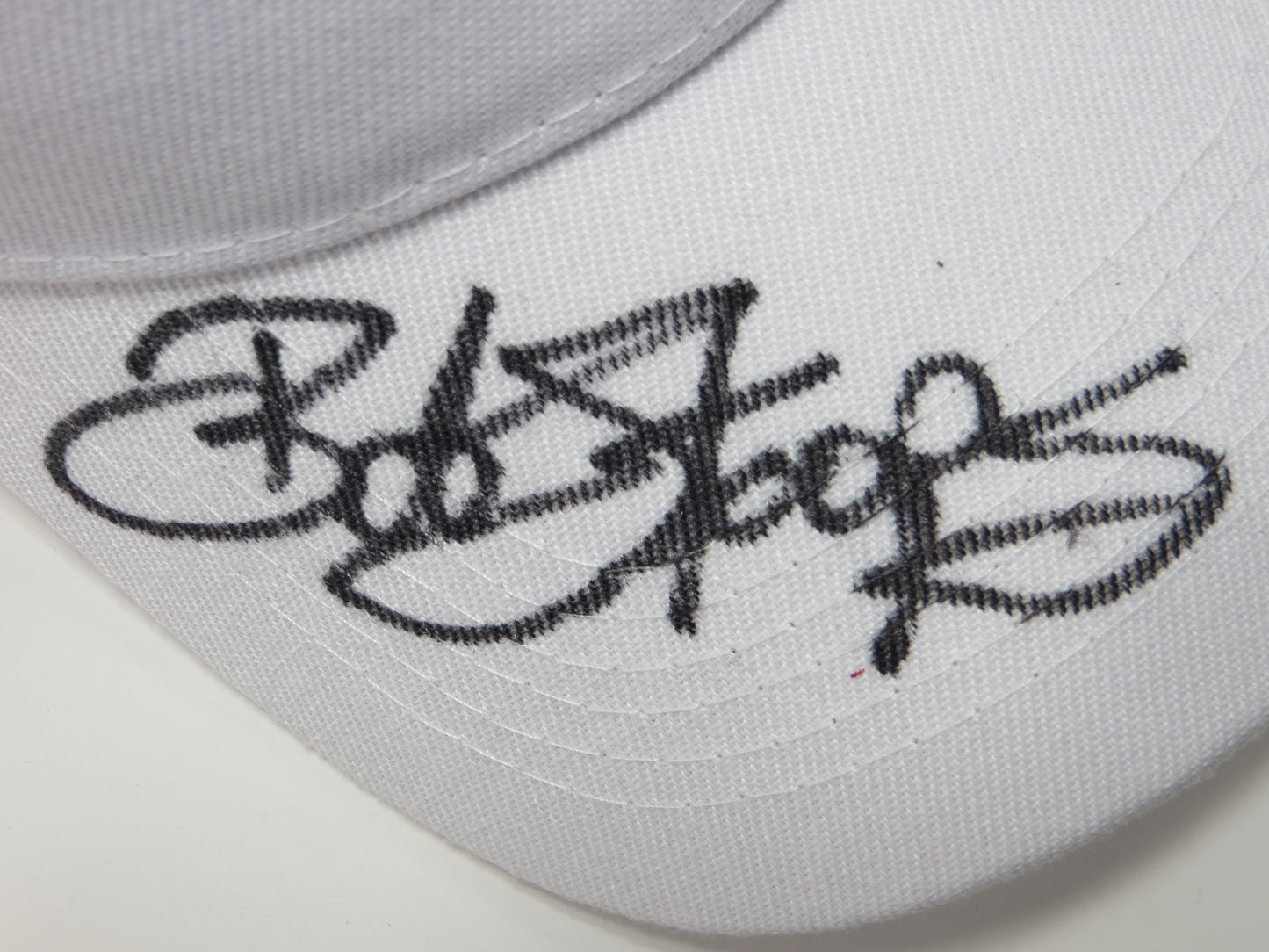 BOB STOOPS OKLAHOMA OU SOONERS SIGNED Iconic Sideline VISOR BAS COA