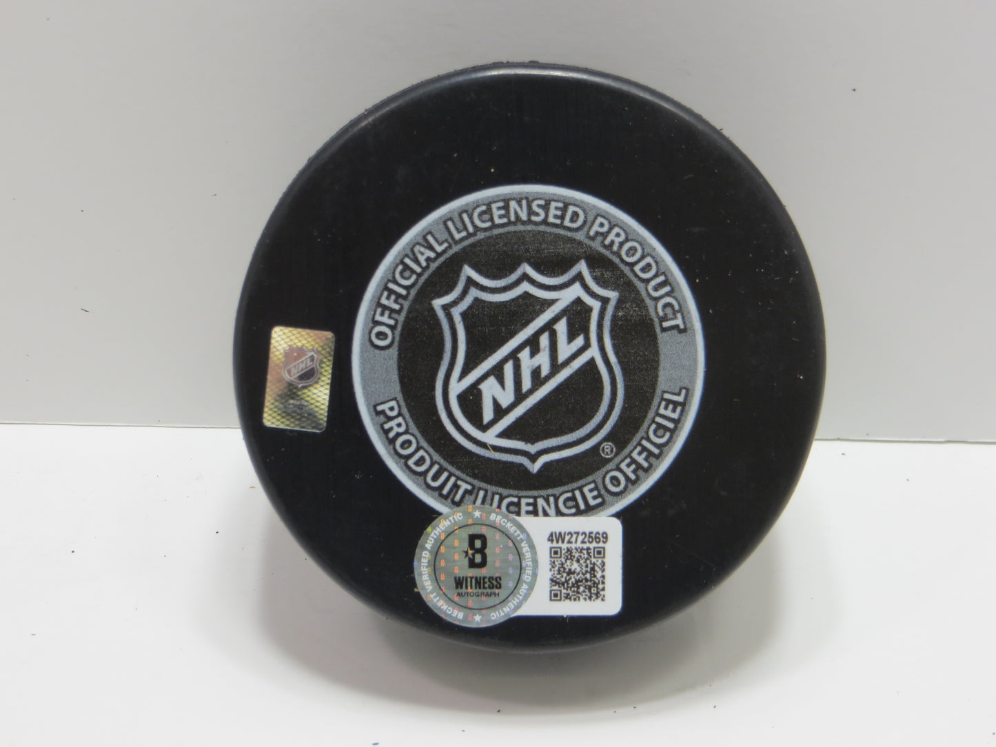 TONY HRKAC DALLAS STARS SIGNED 1999 Stanley Cup Puck BAS COA