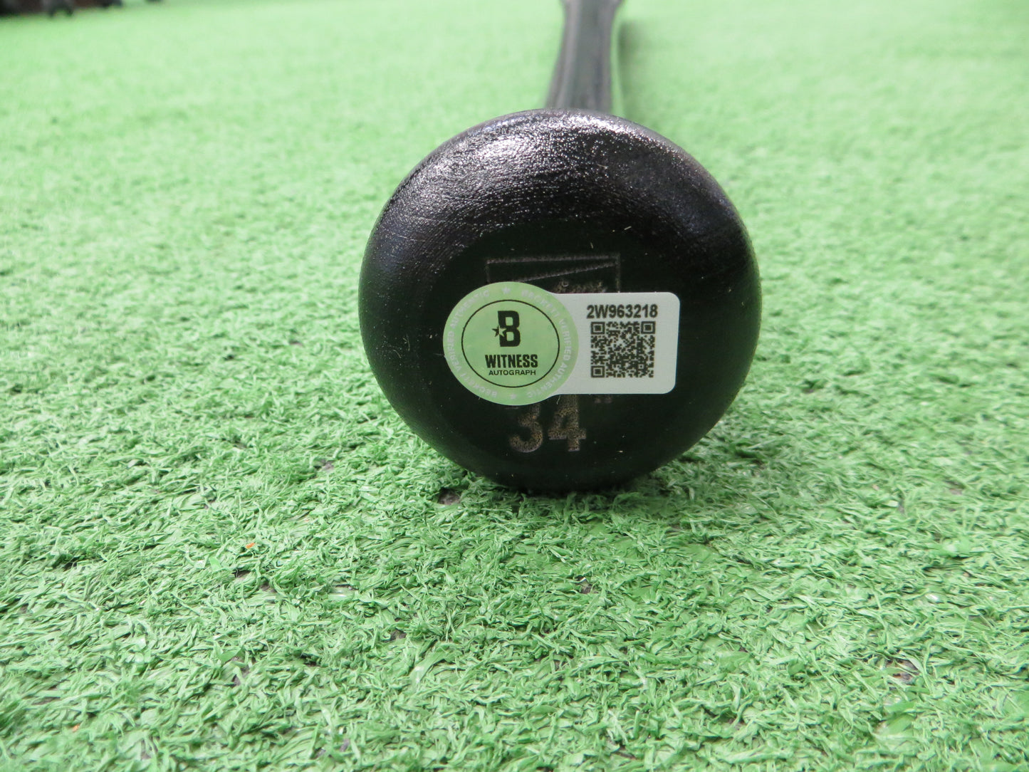 SEBASTIAN WALCOTT TEXAS RANGERS Full Name SIGNED BLACK BASEBALL BAT BAS COA