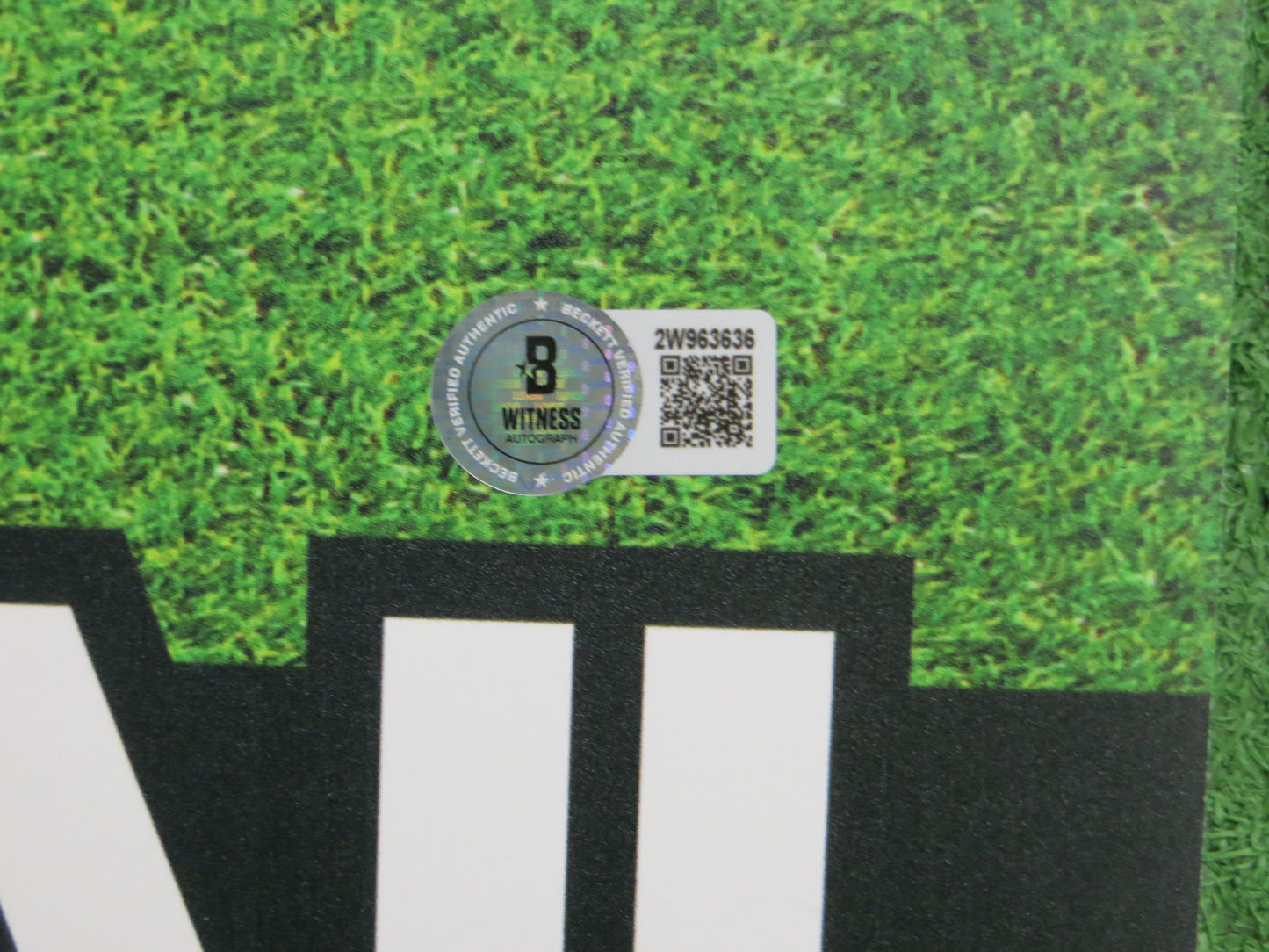 ROCKET ISMAIL DALLAS COWBOYS SIGNED 24x36 Dallas Card Show FOAM BOARD BAS