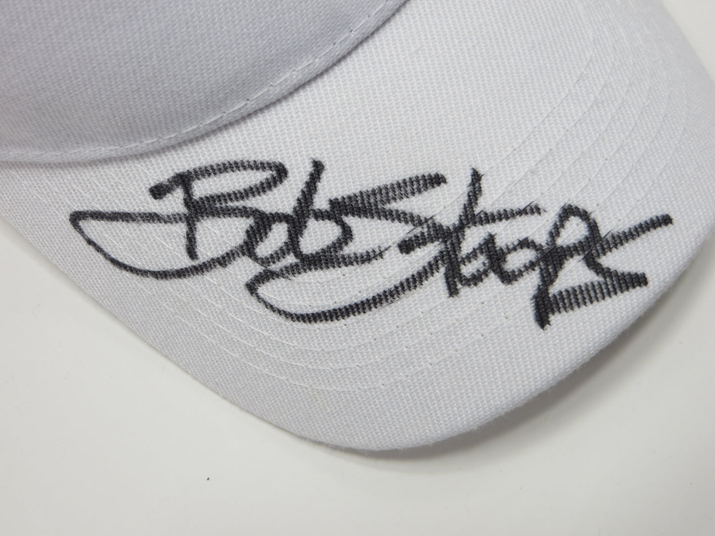 BOB STOOPS OKLAHOMA OU SOONERS SIGNED Iconic Sideline VISOR BAS COA