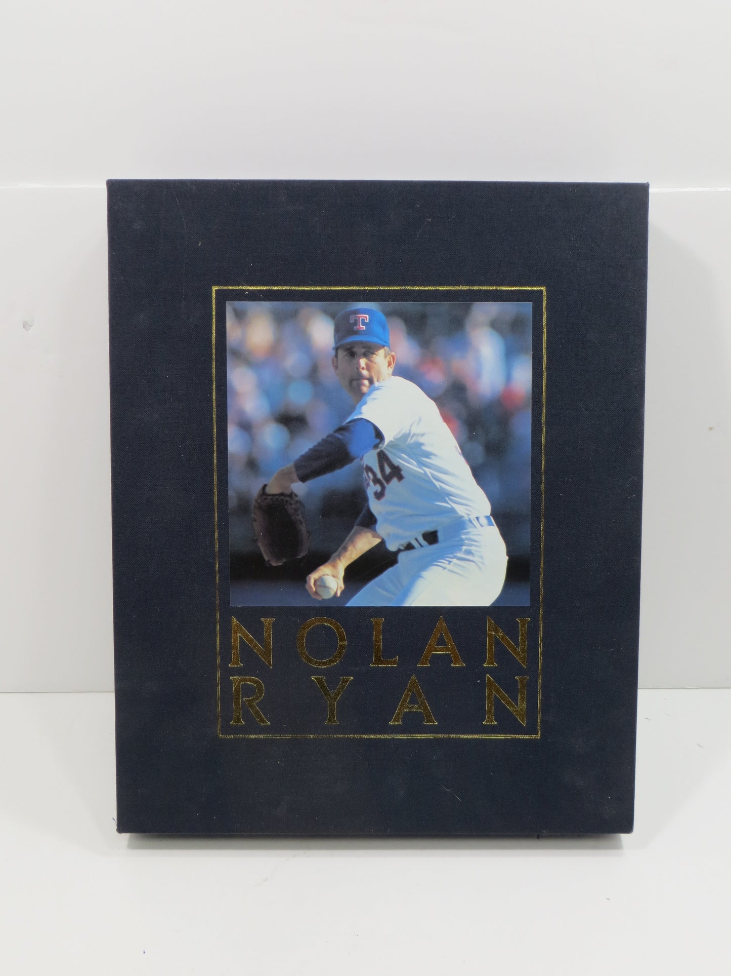 NOLAN RYAN TEXAS RANGERS ASTROS SIGNED HARD COVER w SLIPCASE PICTORIAL BOOK
