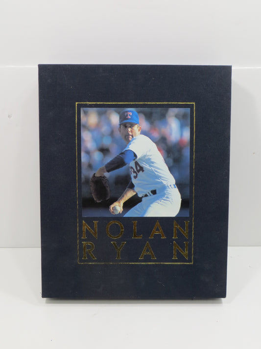 NOLAN RYAN TEXAS RANGERS ASTROS SIGNED HARD COVER w SLIPCASE PICTORIAL BOOK