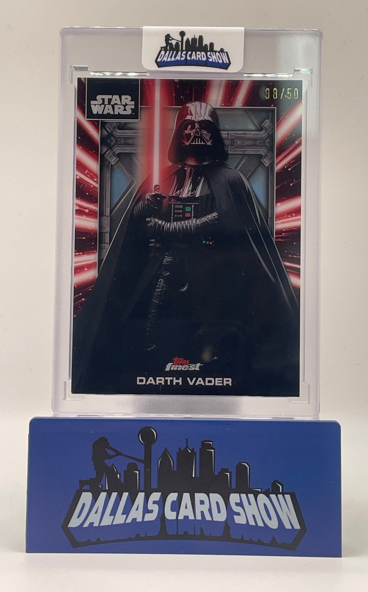 2025 Topps Finest #SAB-10 Darth Vader Lightsaber Shadowbox /50