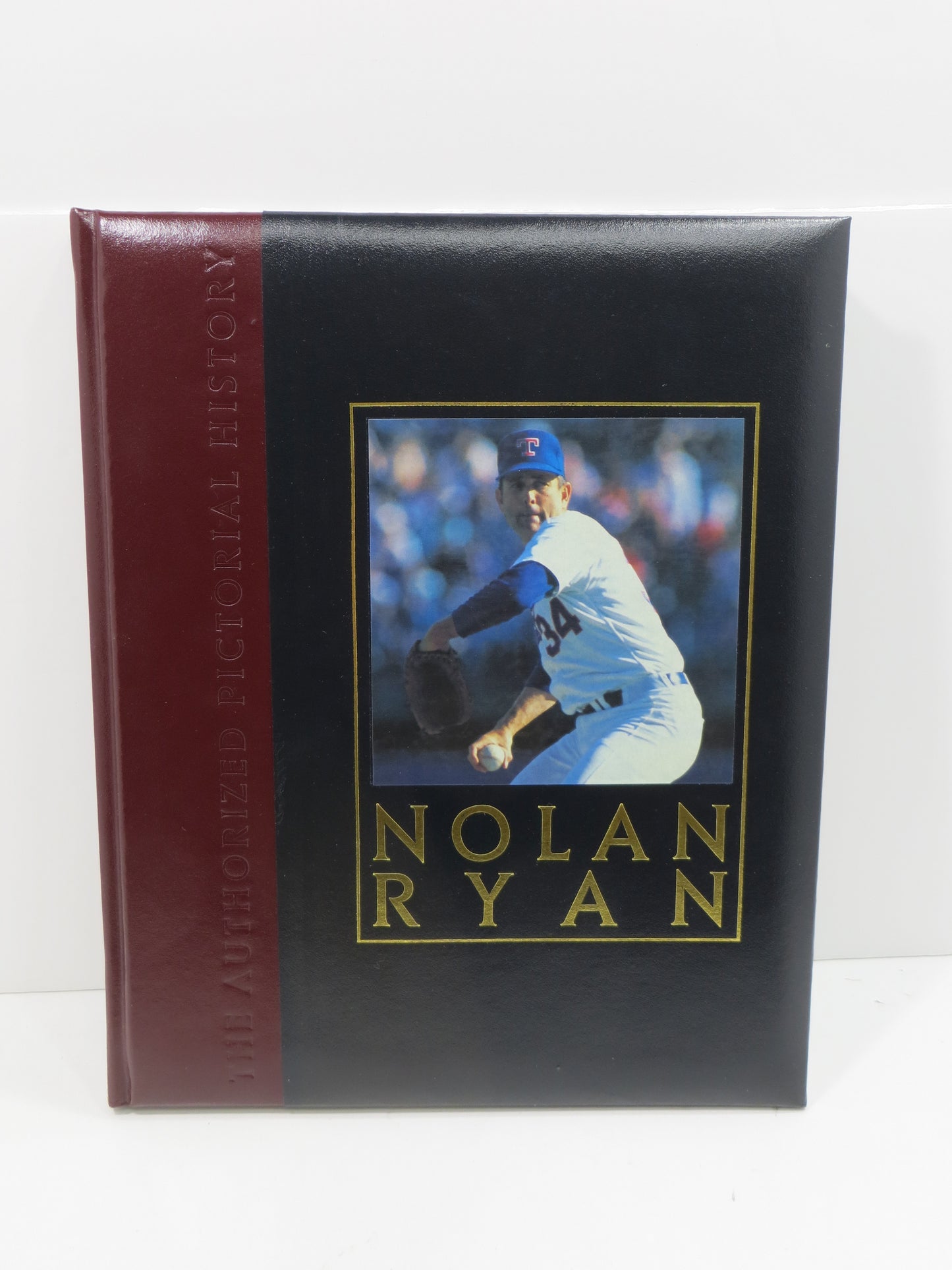 NOLAN RYAN TEXAS RANGERS ASTROS SIGNED HARD COVER w SLIPCASE PICTORIAL BOOK
