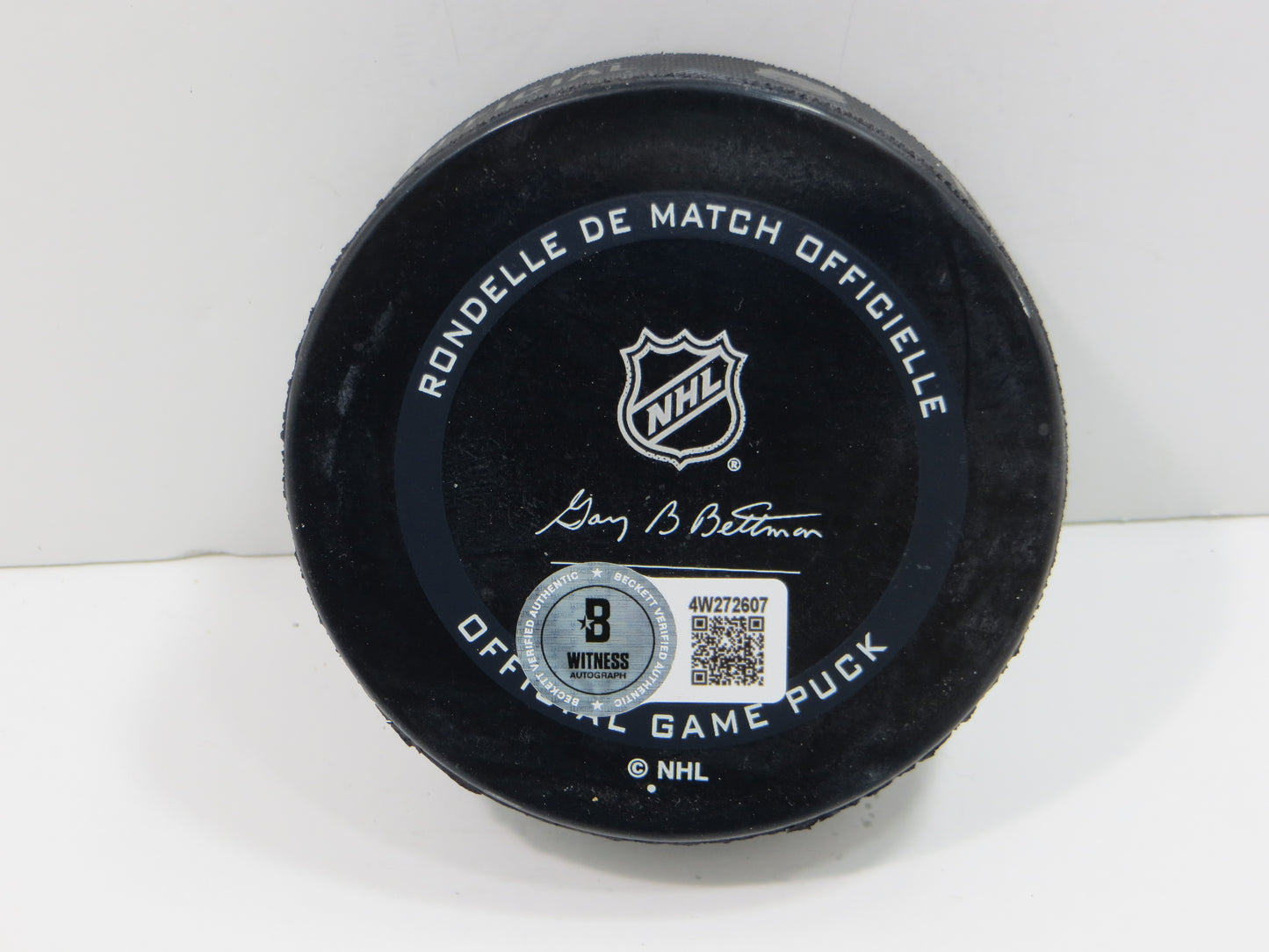 MIKE MODANO DALLAS STARS SIGNED AUTHENTIC OFFICIAL HOCKEY PUCK BAS