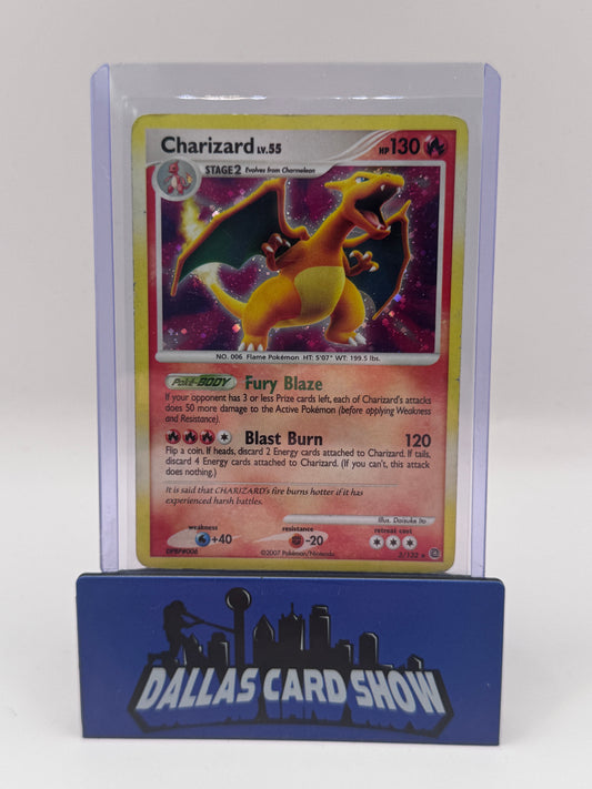 2007 Pokemon - Charizard (Holo) - 3/132 Secret Wonders HP