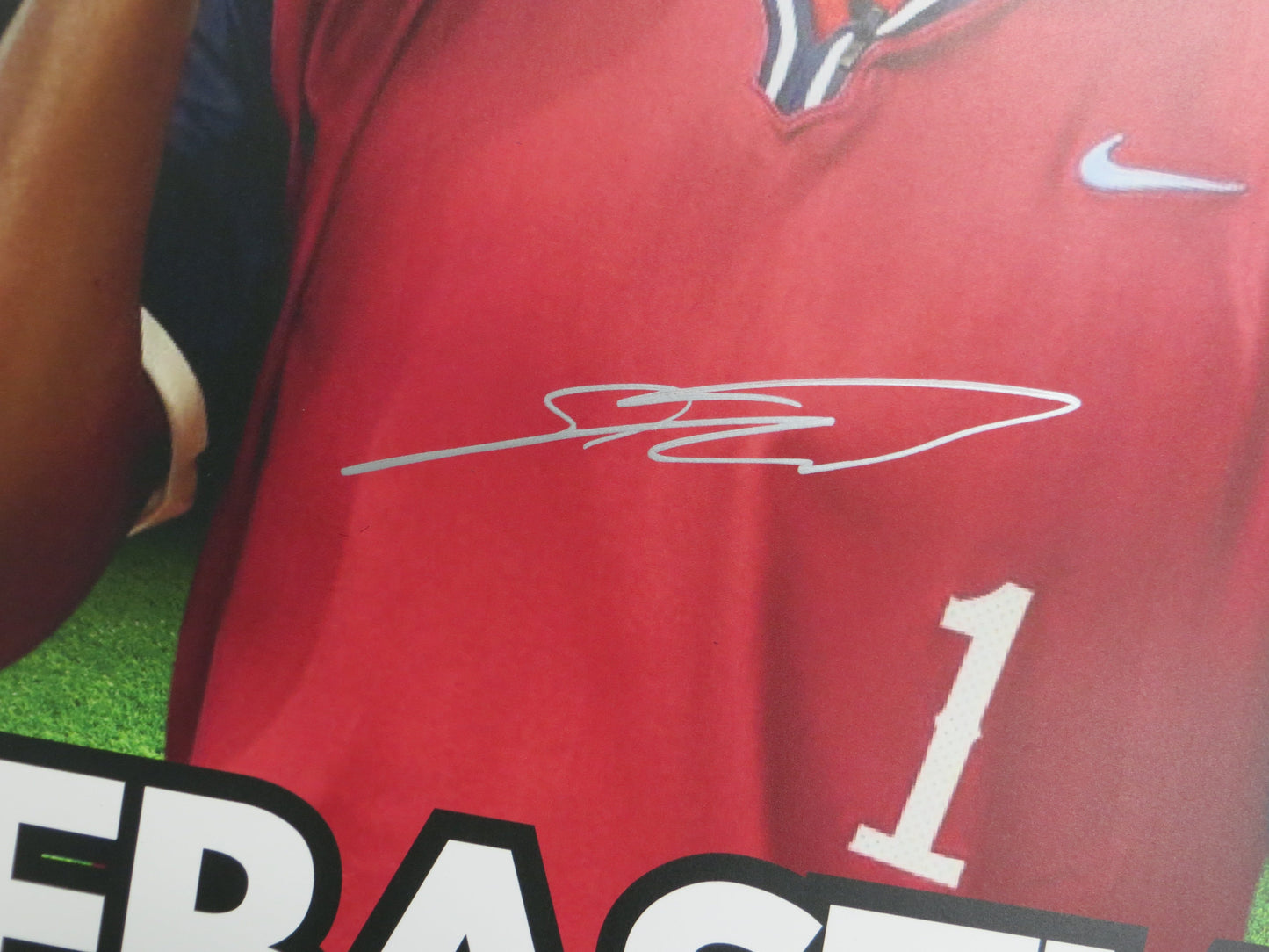 SEBASTIAN WALCOTT TEXAS RANGERS SIGNED 24x36 Dallas Card Show FOAM BOARD BAS COA