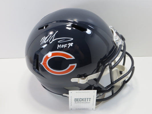 MIKE SINGLETARY SIGNED CHICAGO BEARS FULL SIZE HELMET w/HOF 98 Baylor Bears BAS