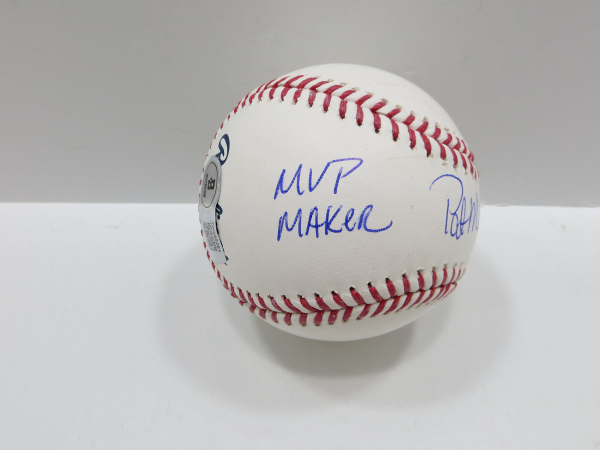 PAT PATRICK MAHOMES SR SIGNED OML BASEBALL Twins Cubs Mets Rangers w/INSC BAS