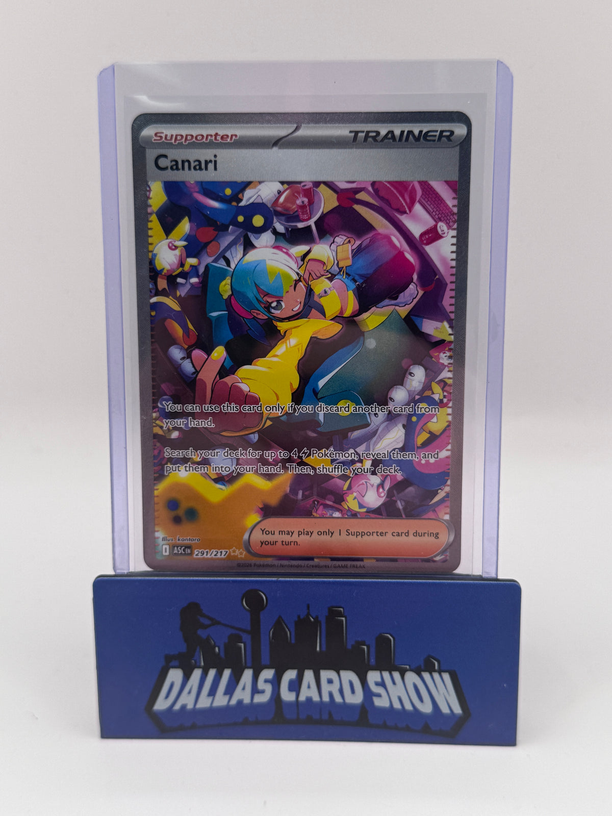 2026 Pokemon - Canari (SIR) - 291/217 Ascended Heroes NM