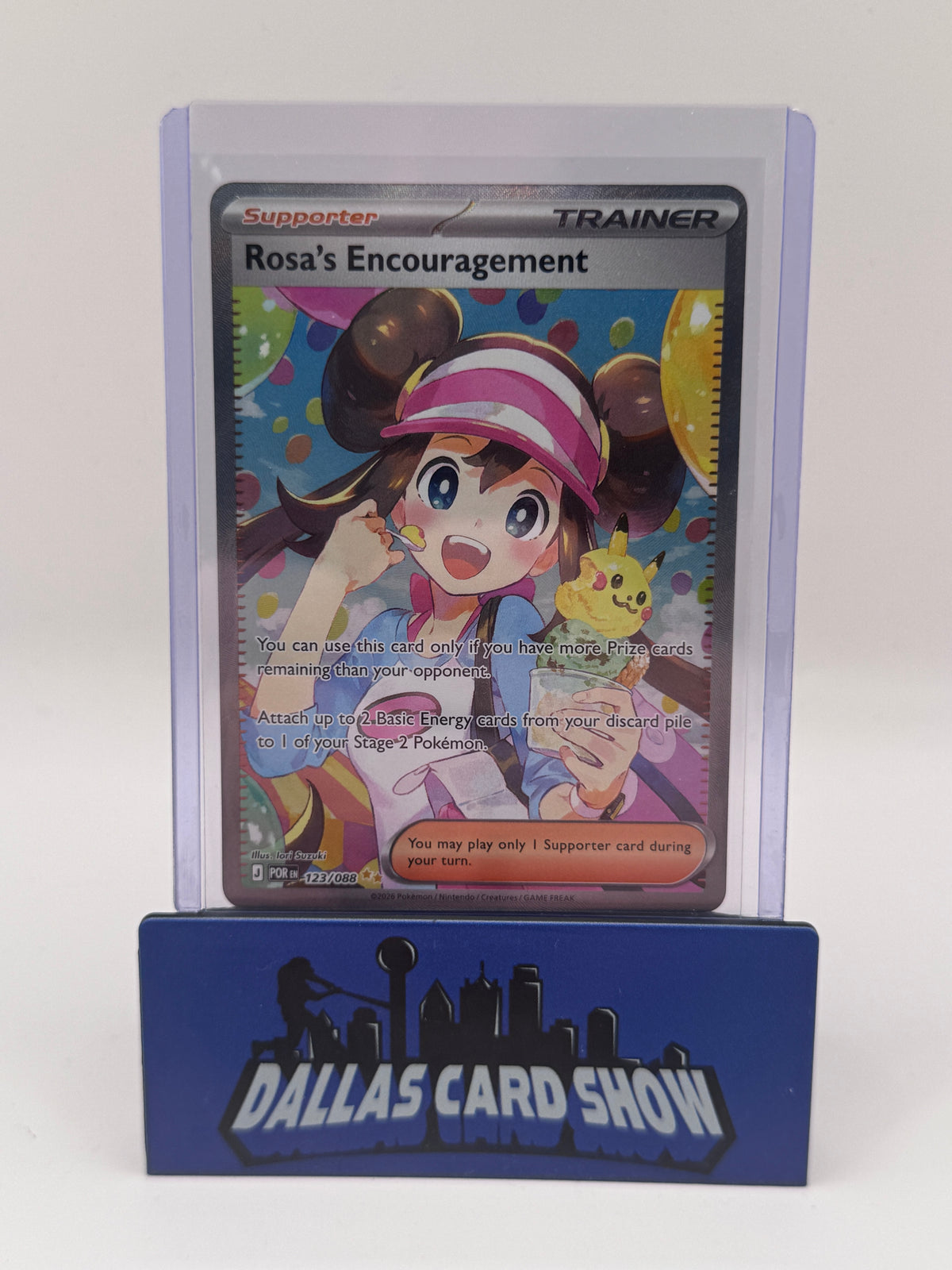 2026 Pokemon - Rosa's Encouragement (SIR) - 123/088 Perfect Order NM