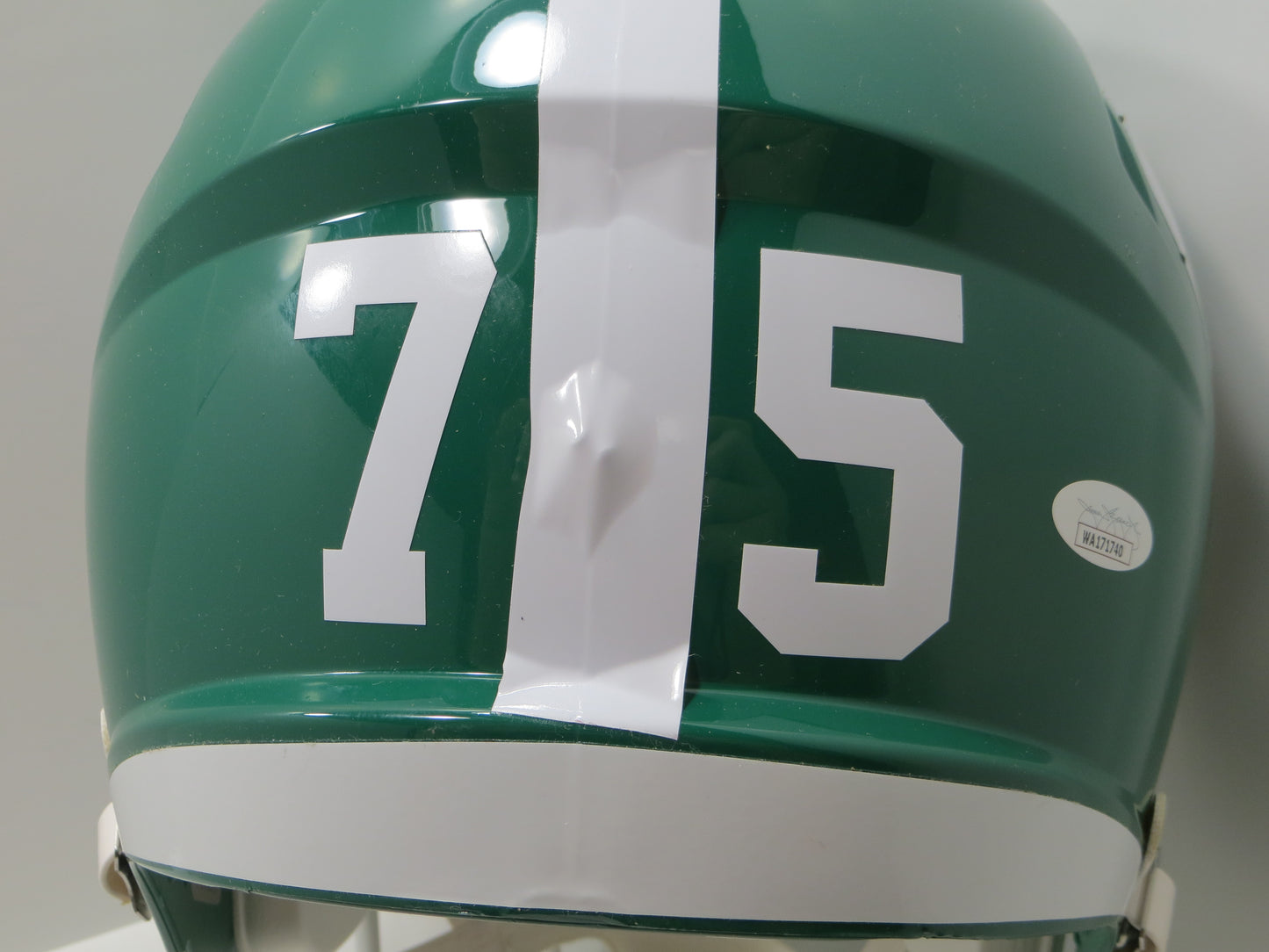 JOE GREENE NORTH TEXAS MEAN GREEN SIGNED FULL SIZE HELMET w/CHOF84 JSA COA