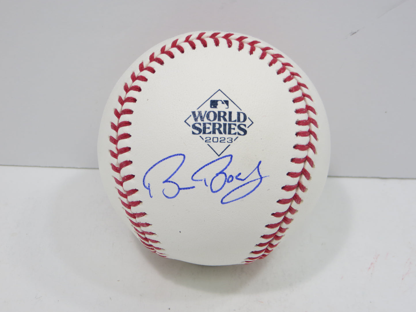 BRUCE BOCHY SIGNED Rawlings 2023 World Series BASEBALL Texas Rangers JSA COA