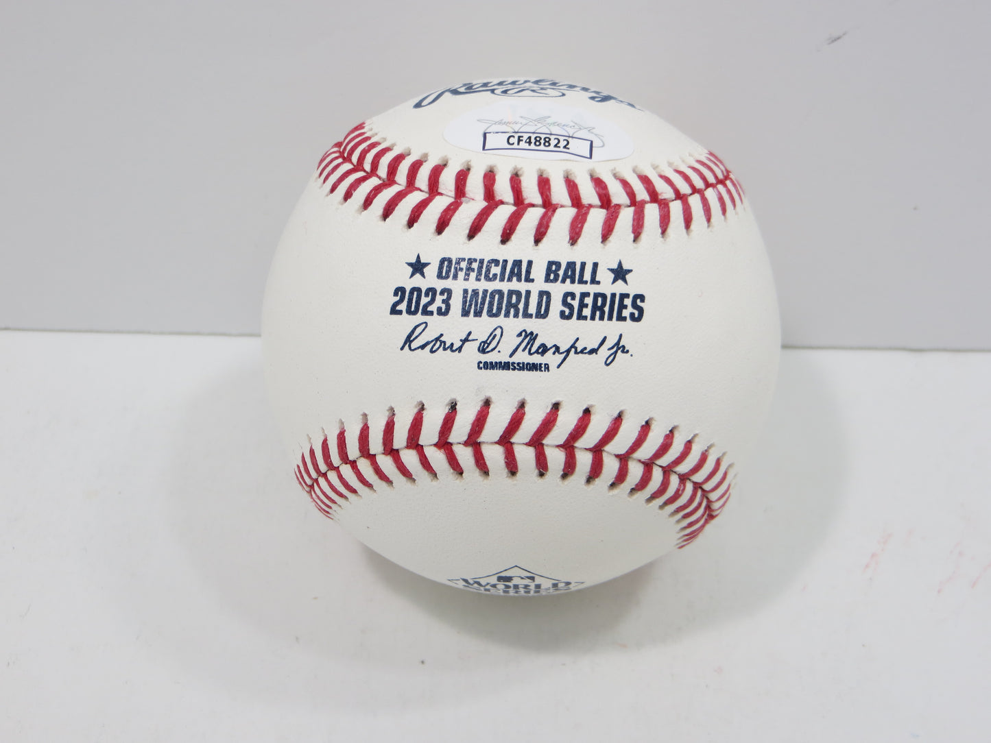 BRUCE BOCHY SIGNED Rawlings 2023 World Series BASEBALL Texas Rangers JSA COA