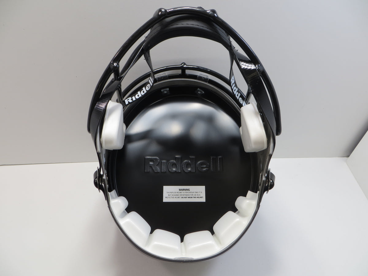 MAX DUGGAN TCU HORNED FROGS SIGNED Black STAT Full SIZE HELMET BAS
