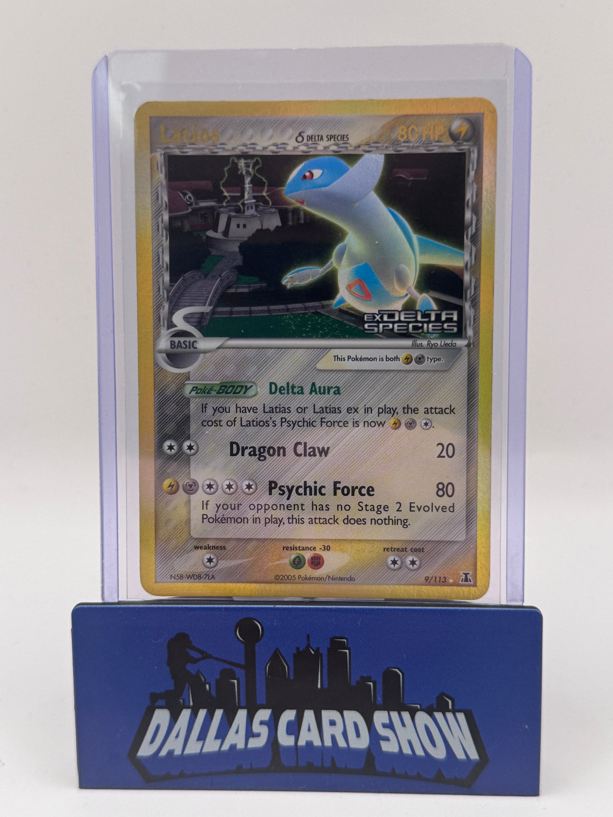 2005 Pokemon - Latios (Rev. Holo) - 9/113 EX Delta Species LP