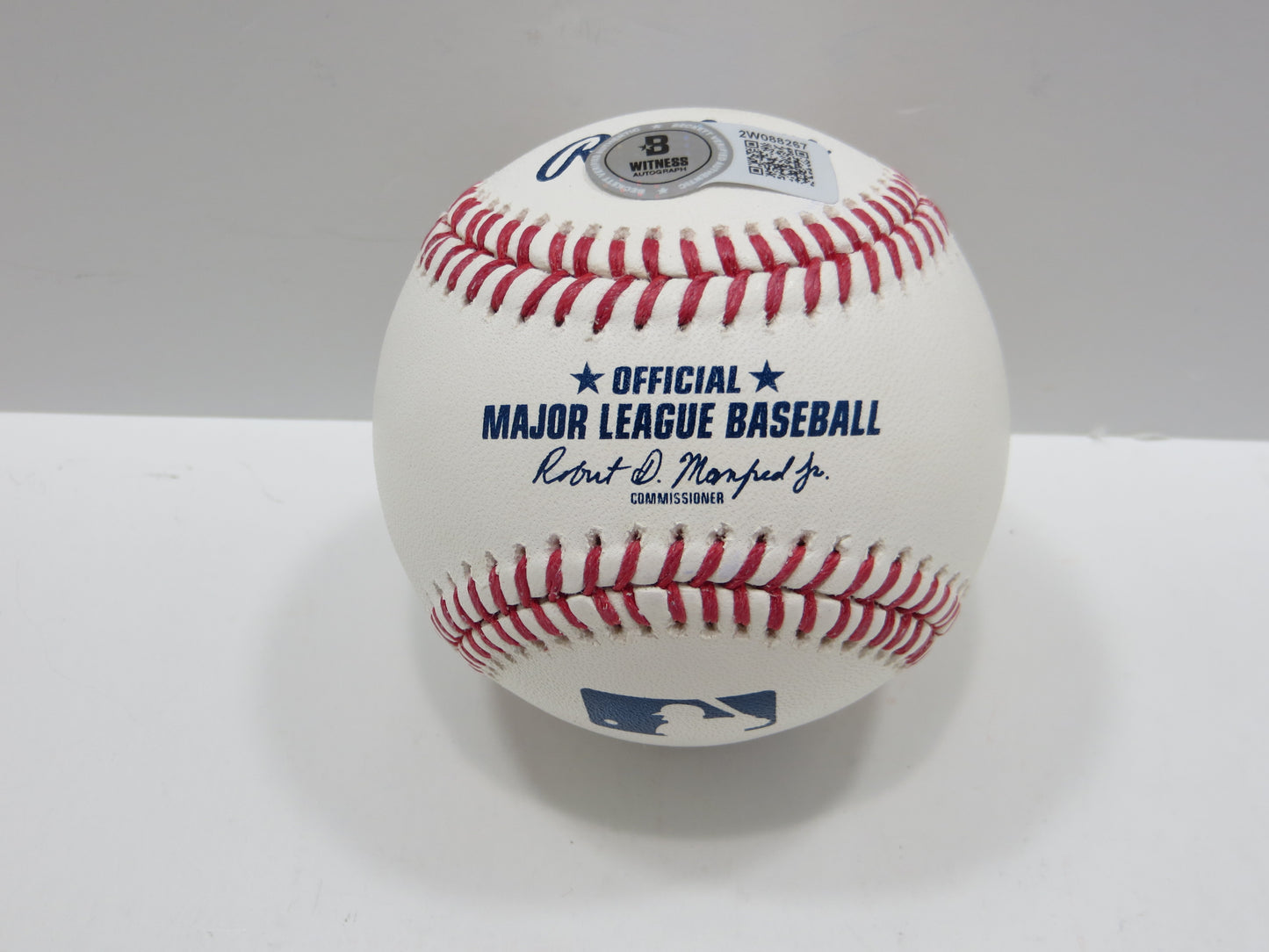 PAT PATRICK MAHOMES SR SIGNED OML BASEBALL Twins Cubs Mets Rangers w/INSC BAS