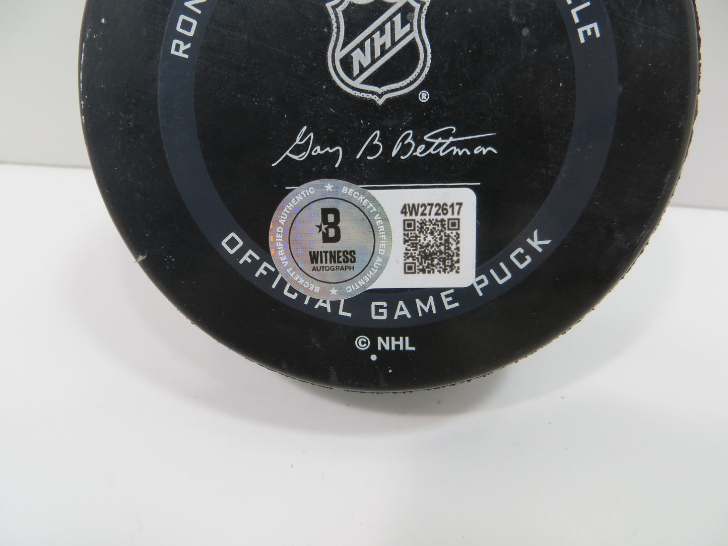 MIKE MODANO DALLAS STARS SIGNED AUTHENTIC OFFICIAL HOCKEY PUCK BAS