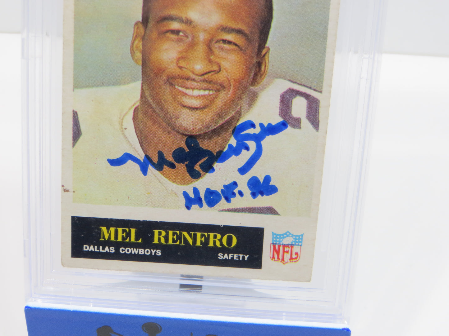 MEL RENFRO DALLAS COWBOYS SIGNED 1965 Philadelphia #53 BGS BAS AUTO 10 Rookie