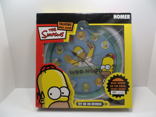 TONE RODRIGUEZ SIGNED SKETCHED Homer - Talking Wall Clock SIMPSONS FIGURINE