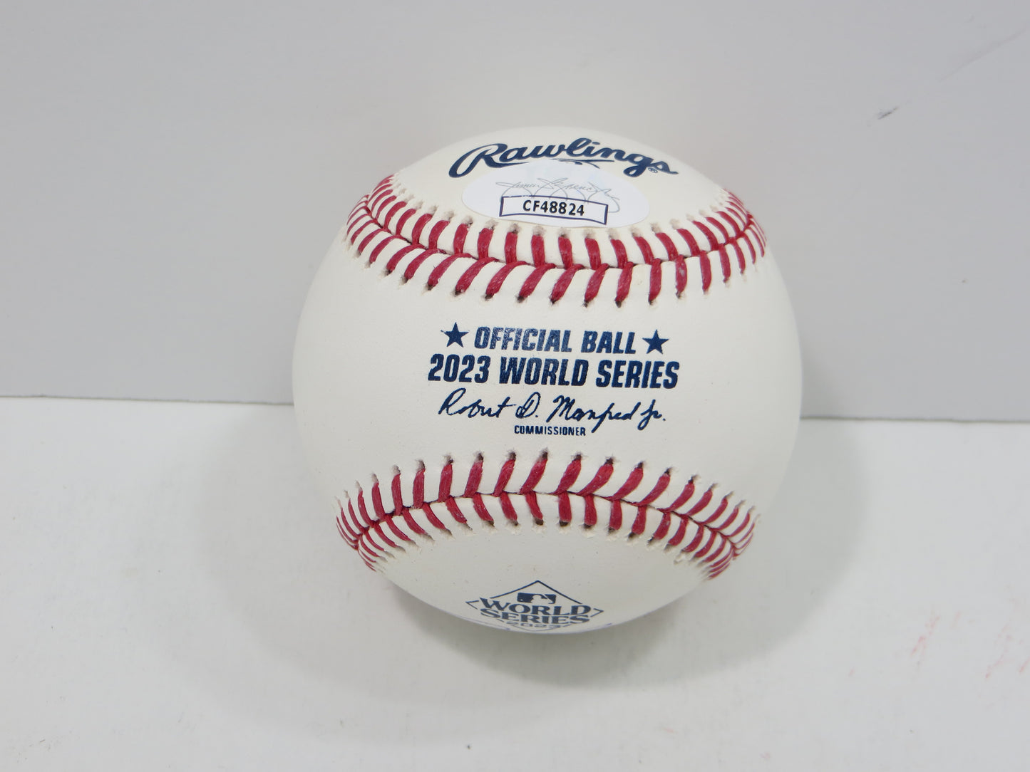 BRUCE BOCHY SIGNED Rawlings 2023 World Series BASEBALL Texas Rangers JSA COA