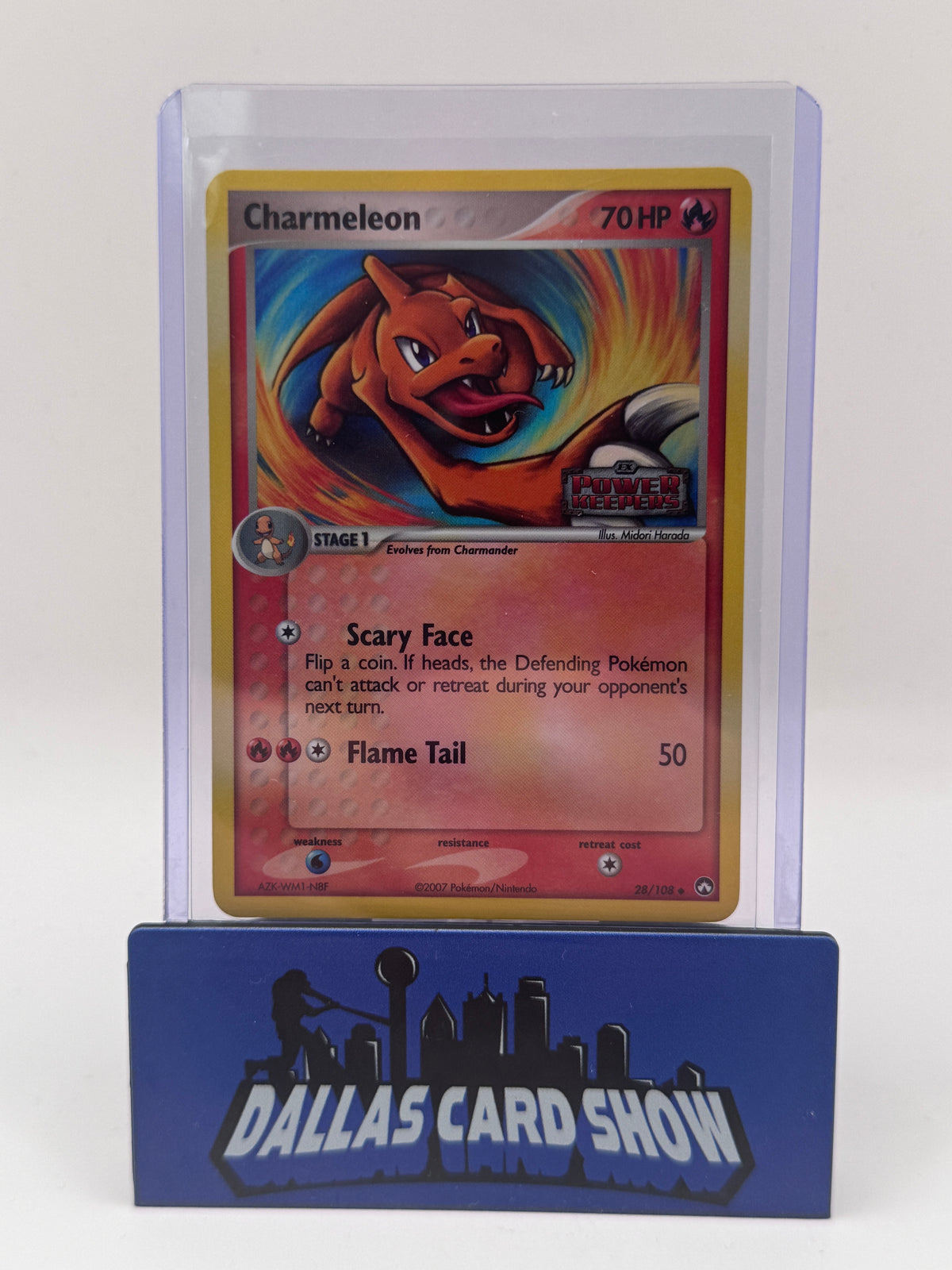 2007 Pokemon - Chameleon (Rev. Holo) - 28/108 EX Power Keepers NM