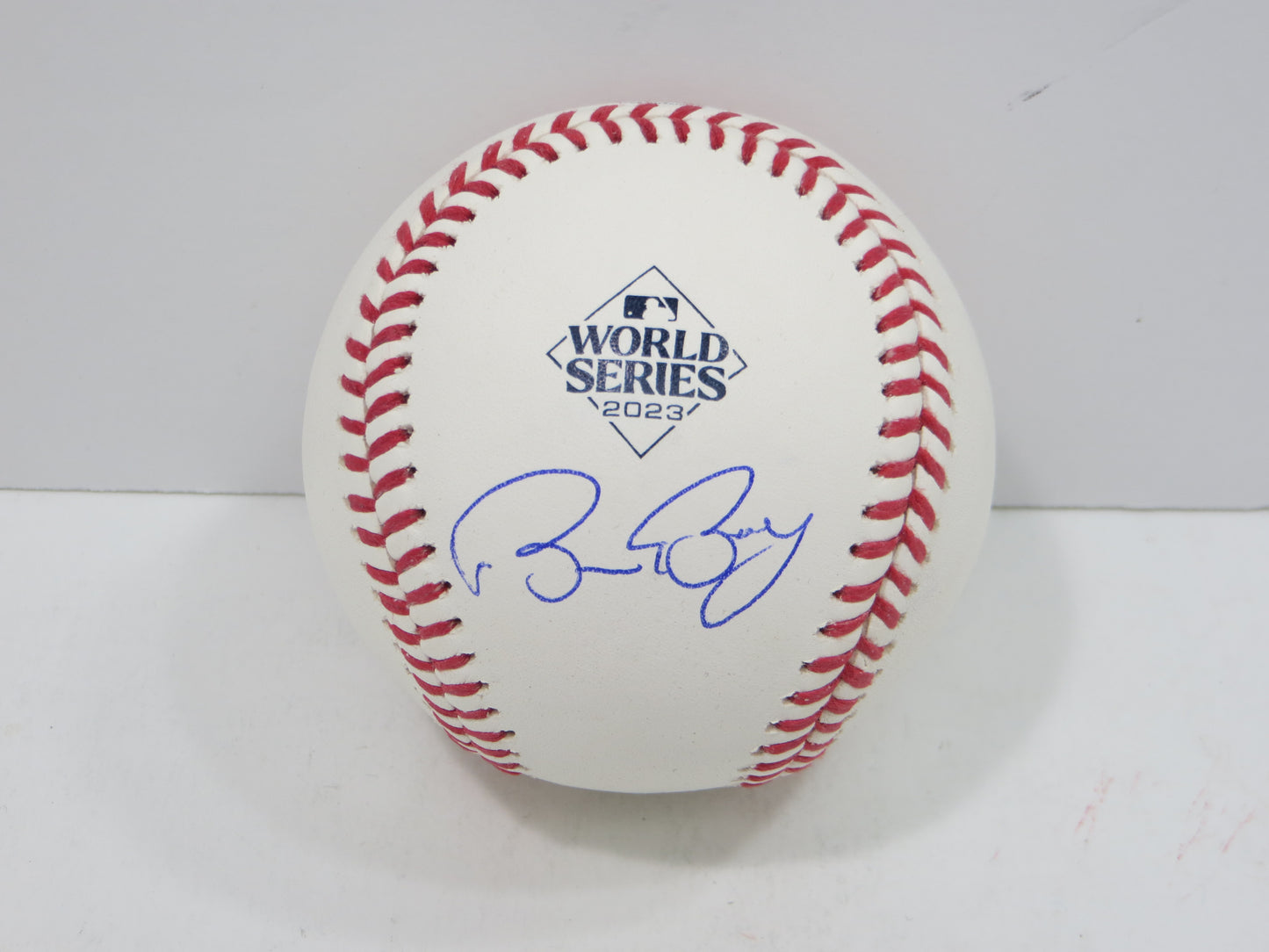 BRUCE BOCHY SIGNED Rawlings 2023 World Series BASEBALL Texas Rangers JSA COA