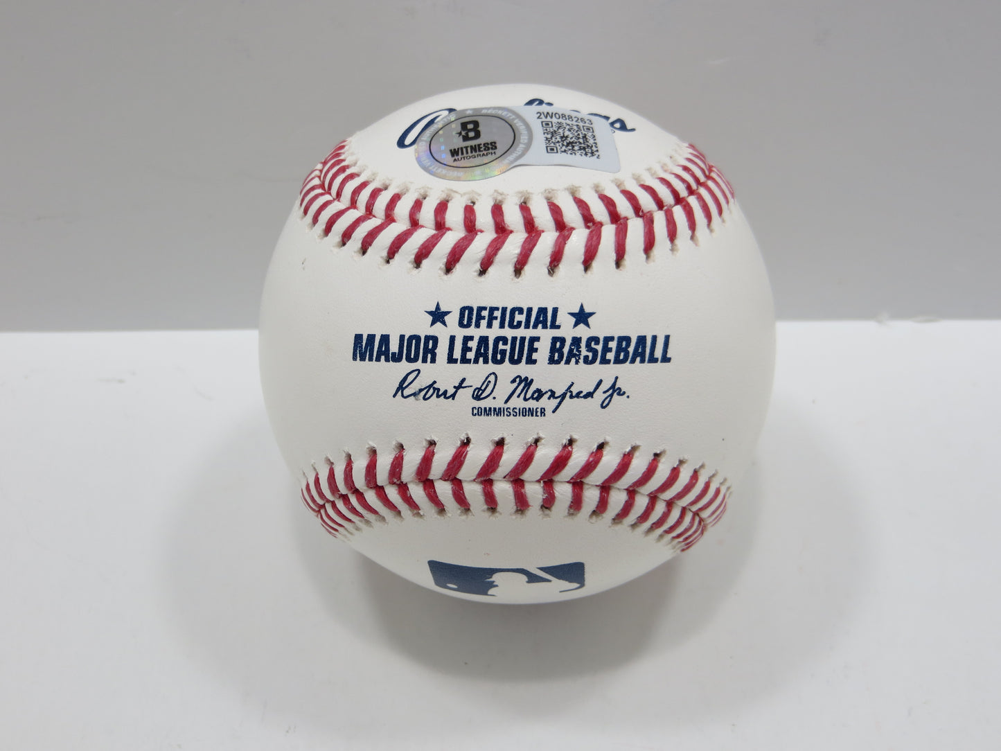 PAT PATRICK MAHOMES SR SIGNED OML BASEBALL Twins Cubs Mets Rangers w/INSC BAS