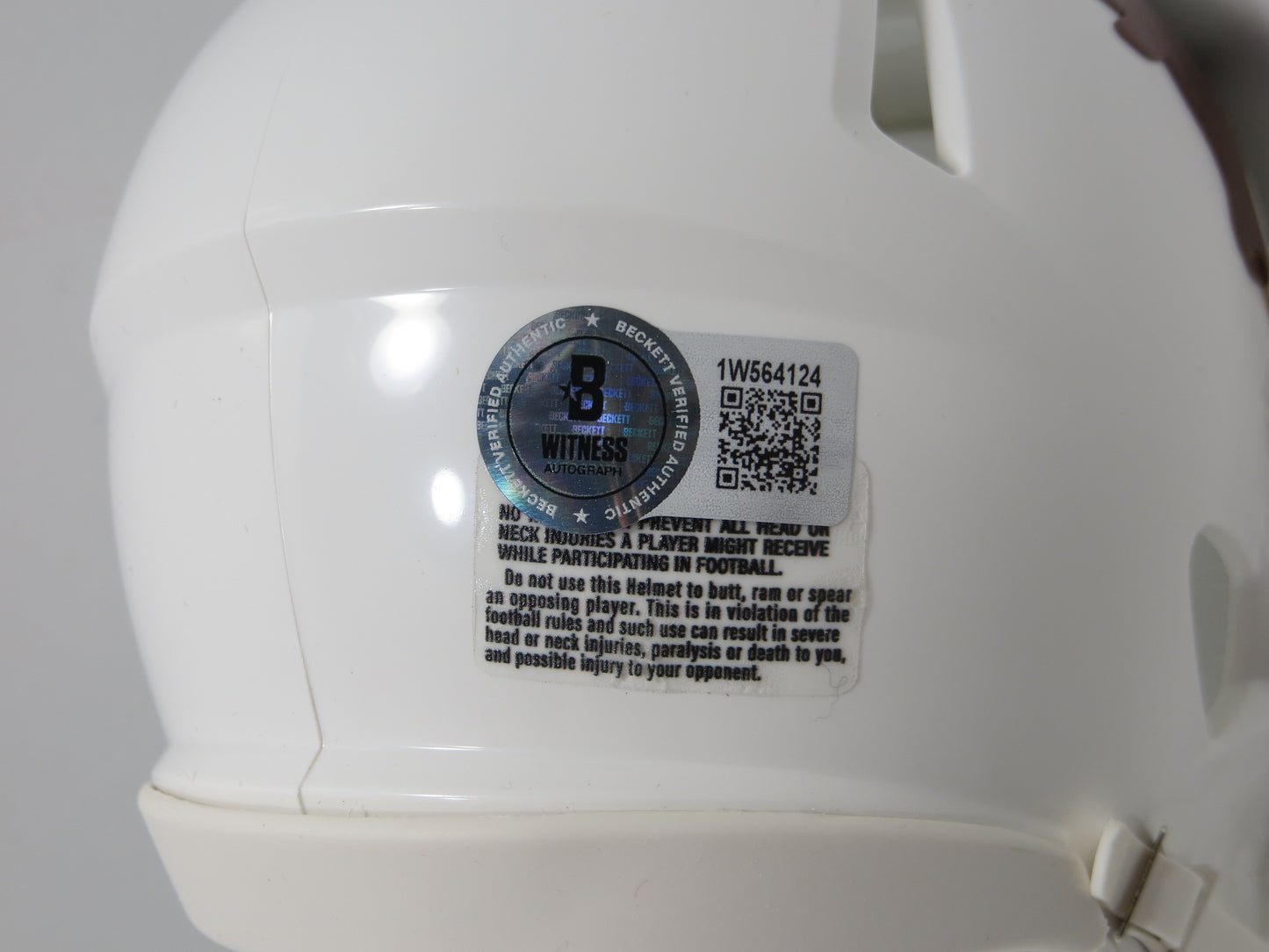 JORDAN SHIPLEY SIGNED TEXAS LONGHORNS Riddell MINI HELMET BAS COA