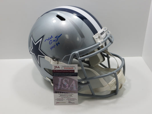 MEL RENFRO SIGNED DALLAS COWBOYS RIDDELL FULL SIZE HELMET w/HOF 96 JSA COA