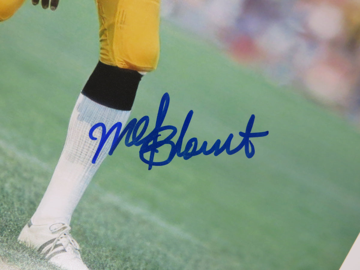 MEL BLOUNT PITTSBURGH STEELERS SIGNED 8x10 PHOTO BAS